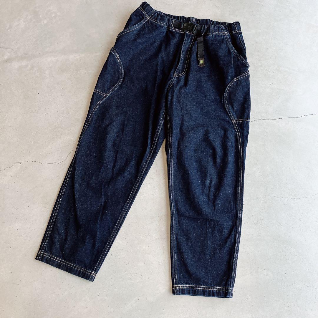極美品 GO HEMP HIGH EXPLORER パンツ 濃藍 Ｓ　インディゴ