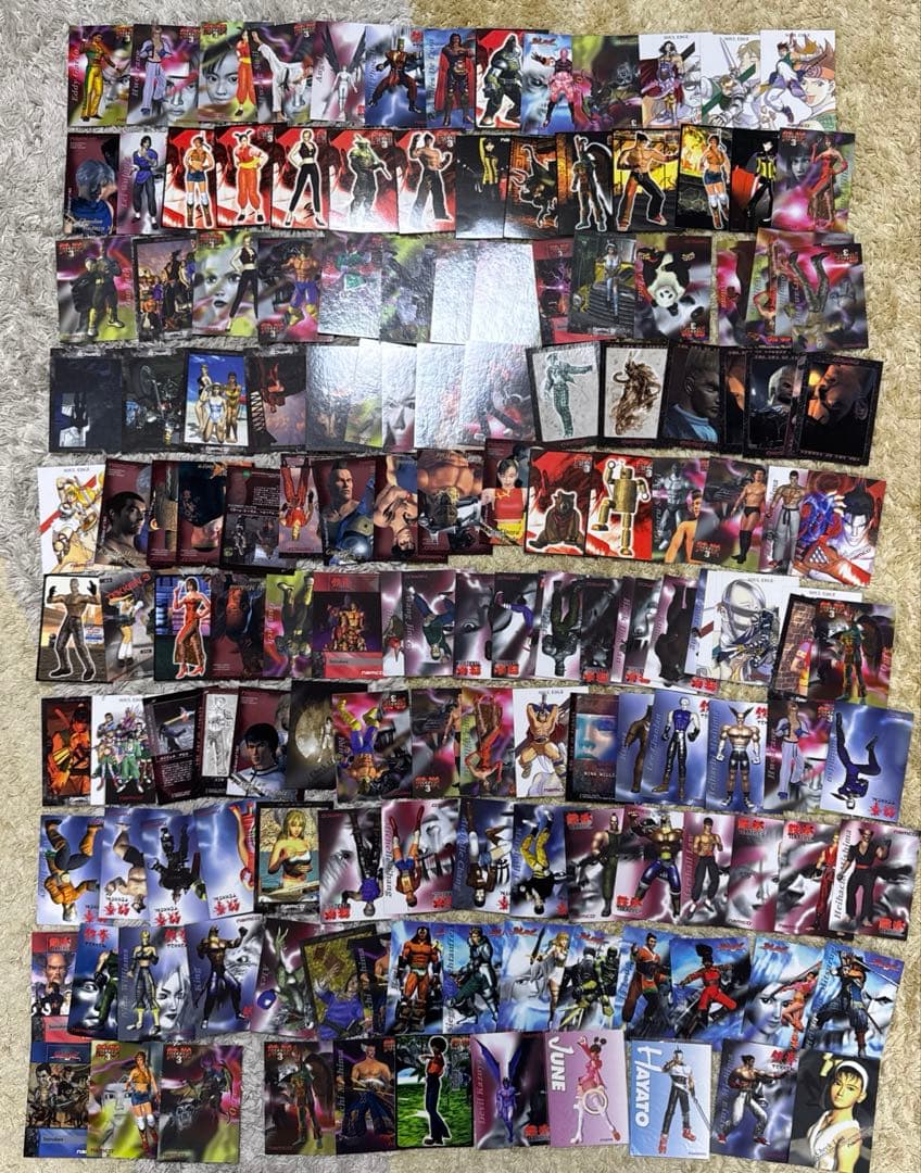 ナムコオフィシャルコレクションカード 鉄拳　150枚以まとめ売り【5361