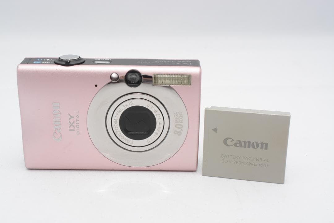 ★動作OK★ Canon IXY DIGITAL 20 IS ピンク デジカメ