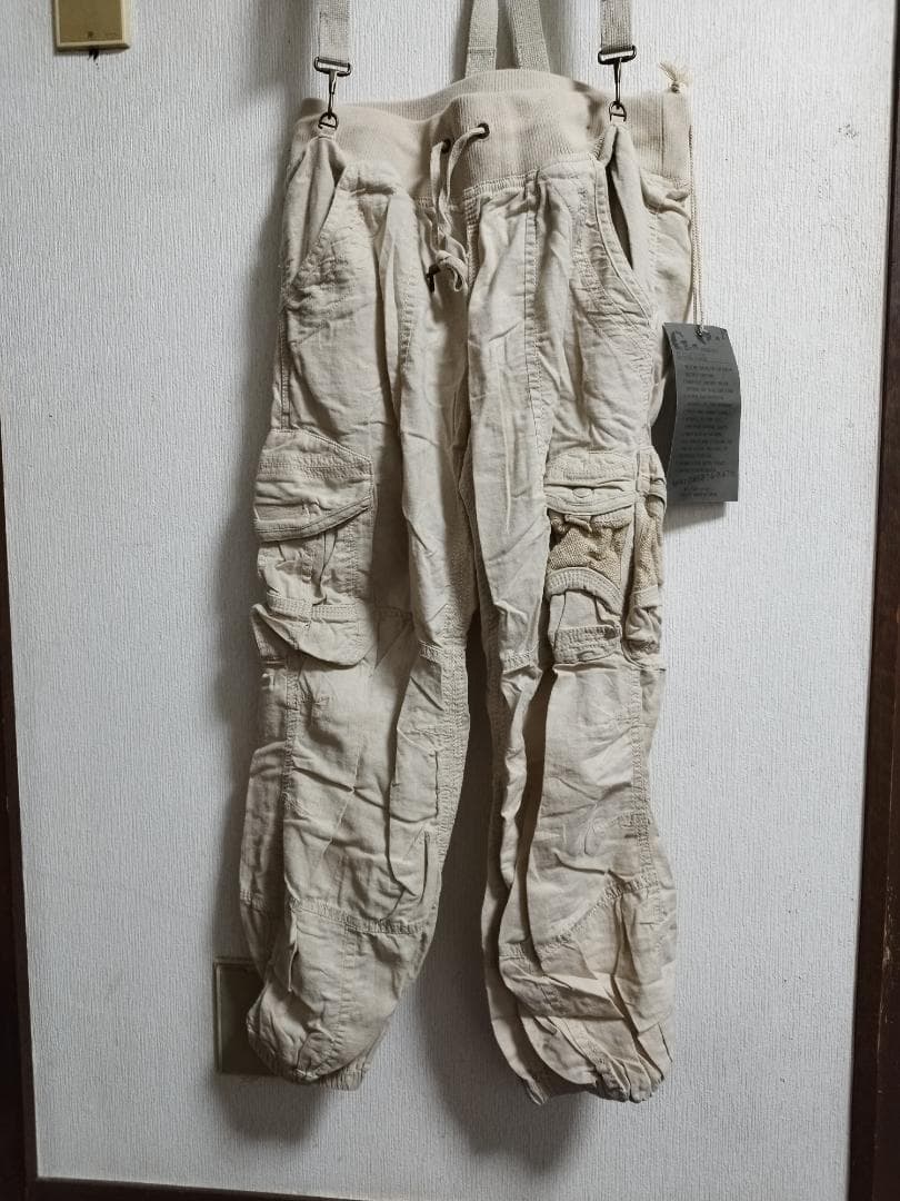 【新品】goa サスペンダー付きパラシュートカーゴパンツ④