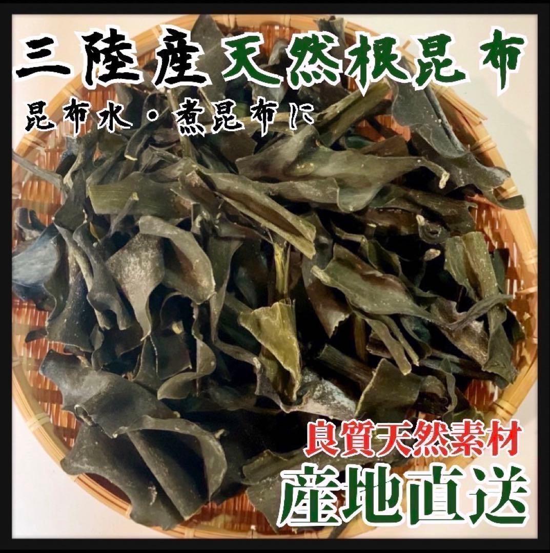 【岩手県産】乾燥根昆布　3kg 粘り強い　昆布茶　希少部位　煮物に最適　業務用