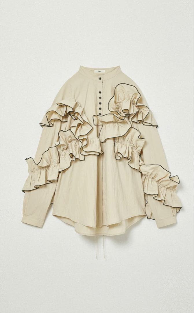 新品タグ付きEAPHI FEELING FRILLS BLOUSE