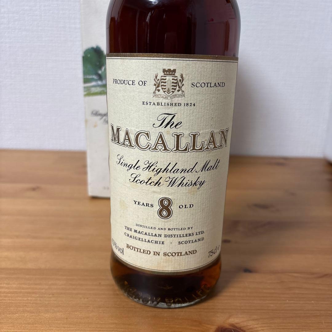 マッカラン8年　750ml 箱付き　未開封