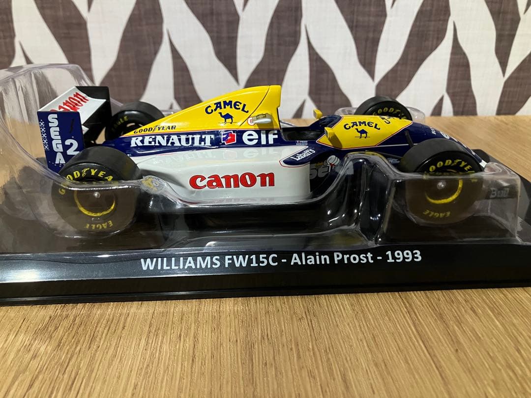 日本未発売　camel仕様 ビッグスケールF1コレクション　FW15C プロスト