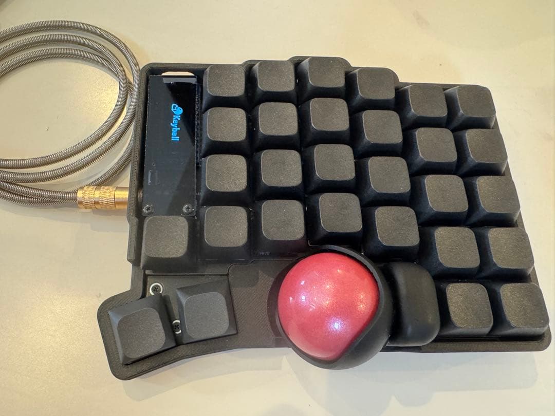 【新品】keyball61 完成品、メインスイッチ、メインキーキャップなし